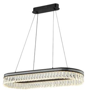 Candelabru din cristal cu LED reglabil, suspendat pe cablu THALIA LED/50W/230V 3000-6000K + telecomandă