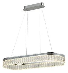 Candelabru cu cristale LED reglabil, suspendat pe cablu THALIA LED/50W/230V 3000-6000K + telecomandă