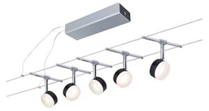 Paulmann 94457 - Set 5x LED de 4W, sistem complet pe cablu CLEAR 230V