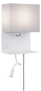Paulmann 78913 - Aplica de perete MERANI 230V, LED/2,5W + 1xE27/40W cu port USB