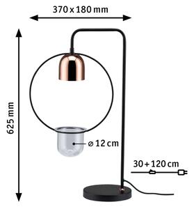 Paulmann 79746 - Lampă de masă FANJA, 1xGU10/20W, 230V, finisaj fumuriu