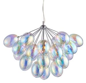 Endon 76450 - Lustră INFINITY suspendată pe cablu, 6xG9/28W/230V, multicoloră