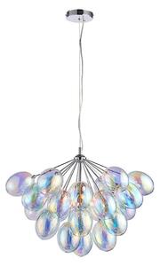Endon 76450 - Lustră INFINITY suspendată pe cablu, 6xG9/28W/230V, multicoloră