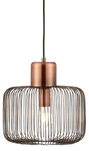 Endon 68986 - Pendul NICOLA pe cablu, 1xE27/40W/230V, cupru