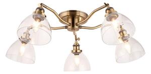 Endon 97248 - Plafonieră cu spoturi HANSEN 5xE14/7W/230V alamă