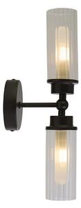 Searchlight 29982BK - Aplică de perete IMPERIAL 2xG9/33W/230V neagră