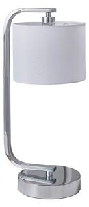 Endon 57917 - Lampă de masă reglabilă CANNING 1xE14/40W/230V crom lucios/alb