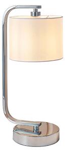 Endon 57917 - Lampă de masă reglabilă CANNING 1xE14/40W/230V crom lucios/alb