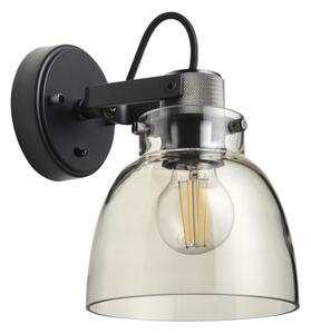 Endon 107011 - Aplica de perete cu spot URBAN 1xE27/10W/230V negru/fumuriu