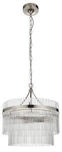 Endon 104113 - Lustră suspendată pe lanț MARIETTA, 3xE14/7W/230V, crom lucios