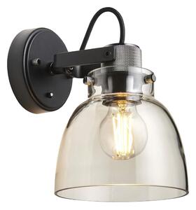 Endon 107011 - Aplica de perete cu spot URBAN 1xE27/10W/230V negru/fumuriu