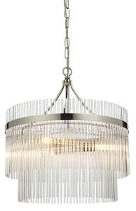 Endon 104113 - Lustră suspendată pe lanț MARIETTA, 3xE14/7W/230V, crom lucios
