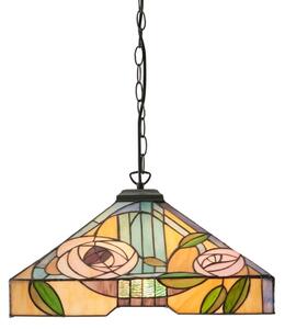 Endon 64384 - Lustră cu lanț Tiffany WILLOW 3xE27/60W/230V