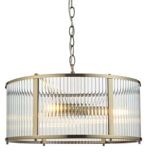 Endon 106282 - Lustră cu lanț RIDGETON 3xE14/6W/230V alamă