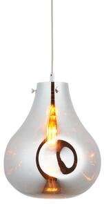 Endon 99788 - Pendul cu cablu EUROPA 1xE27/10W/230V negru fumuriu