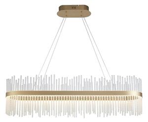 Endon 104082 - Lustră suspendată pe cablu ADRIEL LED dimabil, 47W/230V, 3000K, auriu
