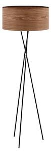 Eglo 33705 - Lampă de podea CANNAFESCA 1xE27/60W/230V maro/negru