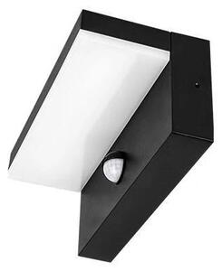Aplica LED de exterior cu senzor, 9W, 230V, 4000K, IP44, neagră