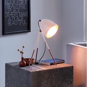 Eglo 49727 - Lampă de masă CHESTER, 1xE27/60W/230V, alb/cupru
