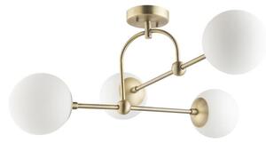 Endon 90843 - Lustră de tavan aplicată ONTARIO 4xE14/7W/230V alamă