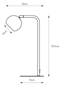 Markslöjd 109033 - Lampă de masă POP 1xGU10/7W/230V maro