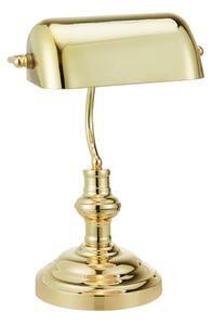Markslöjd 108977 - Lampă de masă BANKERS 1xE14/40W/230V aurie