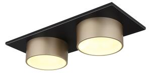 Globo 56964-2 - Plafonieră RAYMOND LED, 24W, 230V, 3000K, 46x20 cm, alamă