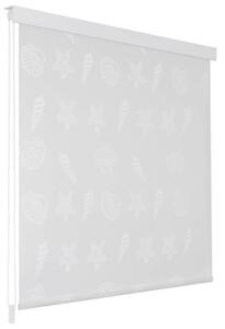 Roletă perdea de duș 80x240 cm Model stea de mare