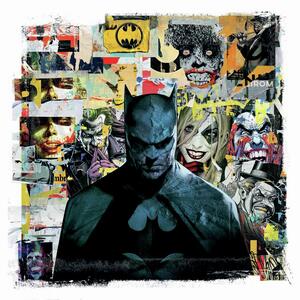 Poster de artă Batman Dark in mind, (40 x 40 cm)