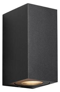 Nordlux - Aplică de perete pentru exterior CANTO 2xGU10/28W/230V IP44 neagră