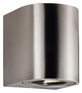 Nordlux - Aplică de perete LED pentru exterior CANTO, 2xLED/6W/230V, IP44, inox