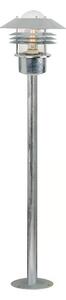 Nordlux - Lampă de exterior VEJERS 1xE27/60W/230V IP54 argintie 92 cm
