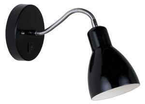 Nordlux - Lampă de perete CYCLONE 1xE14/15W/230V neagră