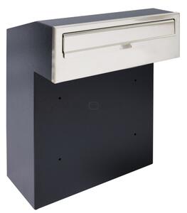 W3 - 2 cutie poștală RAL7016 / inox