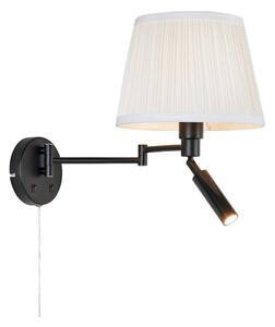 Markslöjd 109016 - Lampă de perete LED PIVOT 1xE27/40W/230V + LED/4W, crem/negru