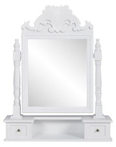 Masă de machiaj cu oglindă mobilă dreptunghiulară, MDF