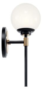 Kichler KL-BENNO1-BK-CPZ - Aplica LED pentru baie BENNO 2xG9/3W/230V, aurie, IP44