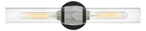 Hinkley HK-ELLISON2-BK-BN - Aplica de baie ELLISON 2xE27/40W/230V IP44 neagră