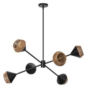 Alora Mood ALM-DAPHNE6-MB - Lustră DAPHNE cu tijă 6xE14/40W/230V