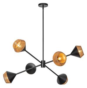 Alora Mood ALM-DAPHNE6-MB - Lustră DAPHNE cu tijă 6xE14/40W/230V