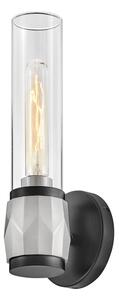 Hinkley HK-ELLISON1-BK-BN - Aplică de baie ELLISON 1xE27/40W/230V IP44 neagră