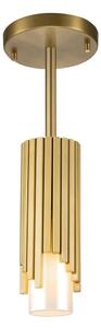 Elstead MARVELE-MP-AB-OPAL - Pendul cu tijă MARVELE 1xE14/40W/230V auriu