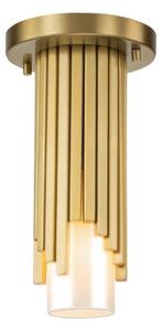 Elstead MARVELE-MP-AB-OPAL - Pendul cu tijă MARVELE 1xE14/40W/230V auriu