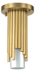 Elstead MARVELE-MP-AB-OPAL - Pendul cu tijă MARVELE 1xE14/40W/230V auriu
