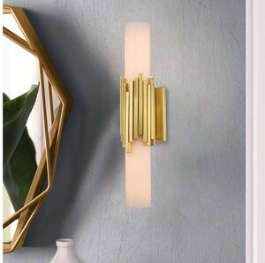 Elstead MARVELE-2WB-AB-OPAL - Aplica LED pentru baie MARVELE, 2x G9/4W/230V, IP44