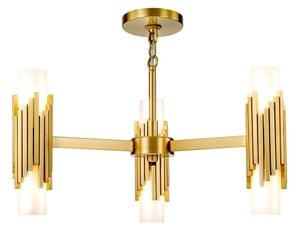 Elstead MARVELE6-AB-OPAL - Lustra pe tijă MARVELE, 6xE14/40W/230V, aurie