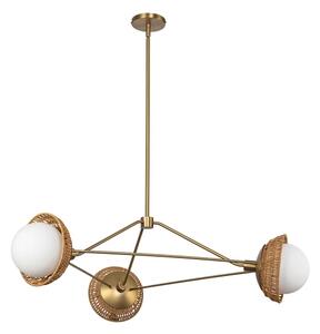 Alora Mood ALM-PERTH3-GD - Lustra PERTH pe tijă 3xE14/40W/230V auriu