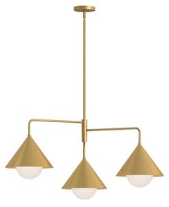 Alora Mood ALM-REMYCK3-GD - Lustru REMYCK pe tijă, 3xE27/60W/230V, auriu