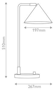 Lampă de masă REMYCK Alora Mood ALM-REMYCK-TL-BK 1xE27/60W/230V, neagră