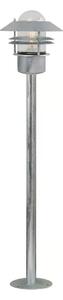 Nordlux - Lampă de exterior BLOKHUS 1xE27/60W/230V IP54 argintie 92 cm